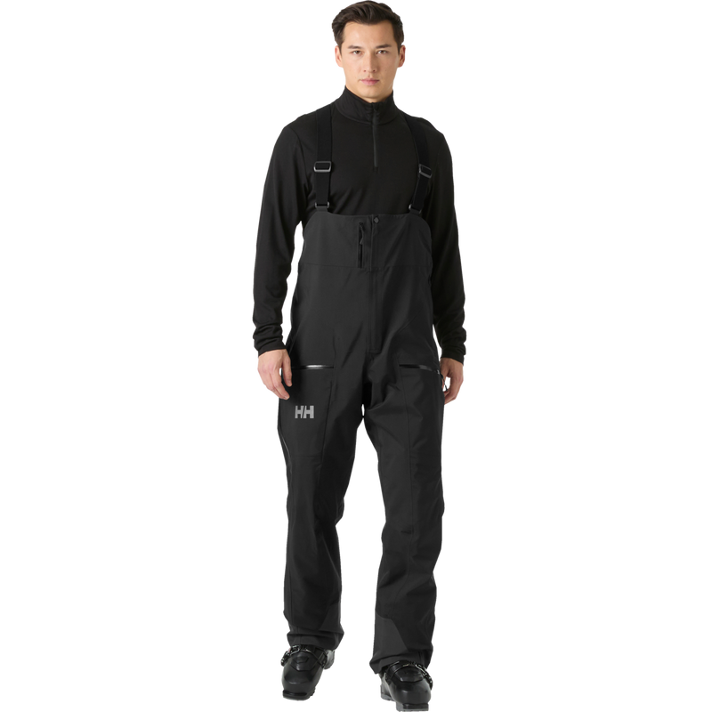 Helly Hansen Men's Verglas Backcountry Bib Shell Pants front on model