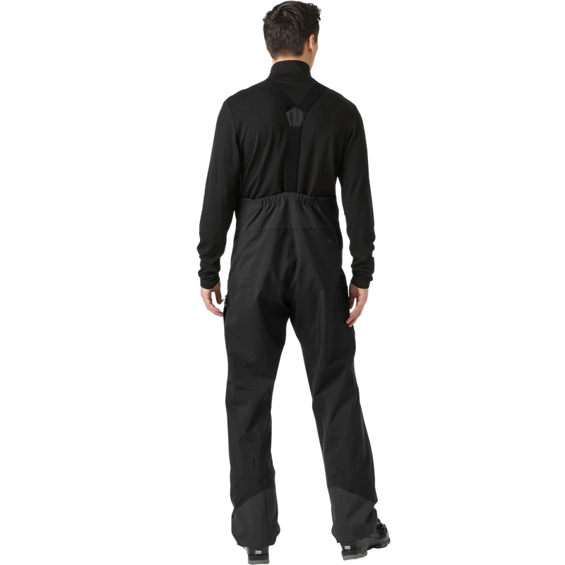 Helly Hansen Men's Verglas Backcountry Bib Shell Pants back on model