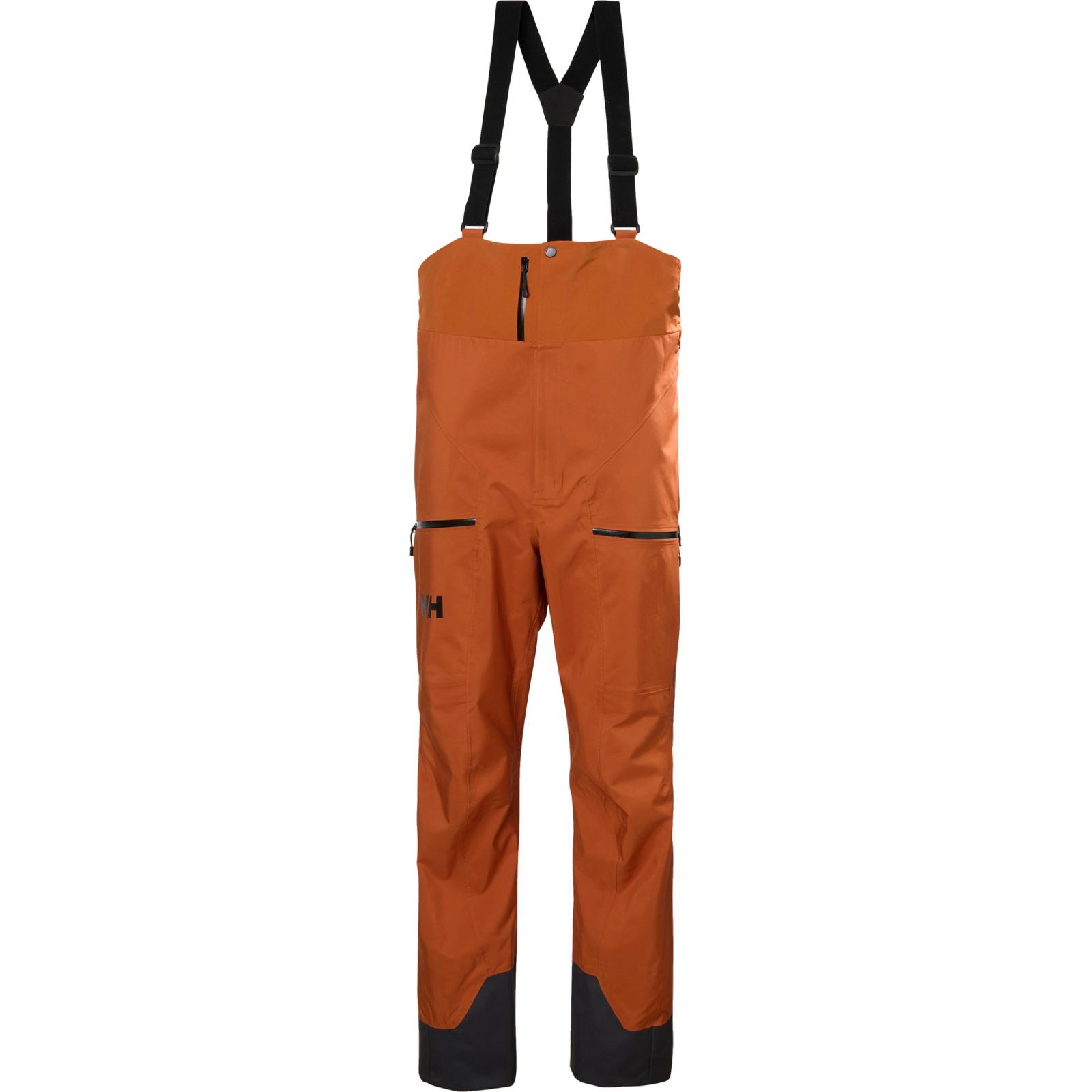 Helly Hansen Men's Verglas Backcountry Bib Shell Pants in 705-Ginger Biscuit