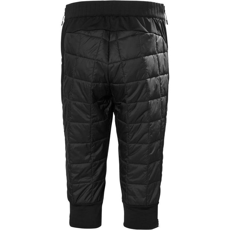 Helly Hanson Men's Ridge Lifaloft Insulator 3/4 Pant in Black back view