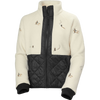 Helly Hanson Women's Bliss Hybrid Jacket in Cream Skiers Embroidery