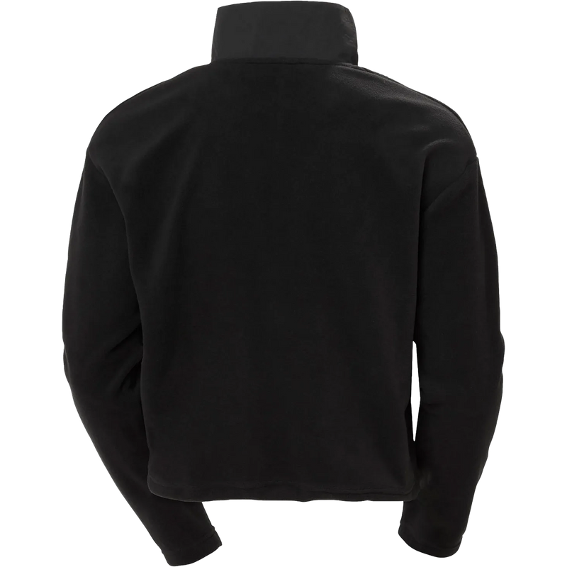 Helly Hansen Women's Daybreaker Cropped Fleece in Black back view