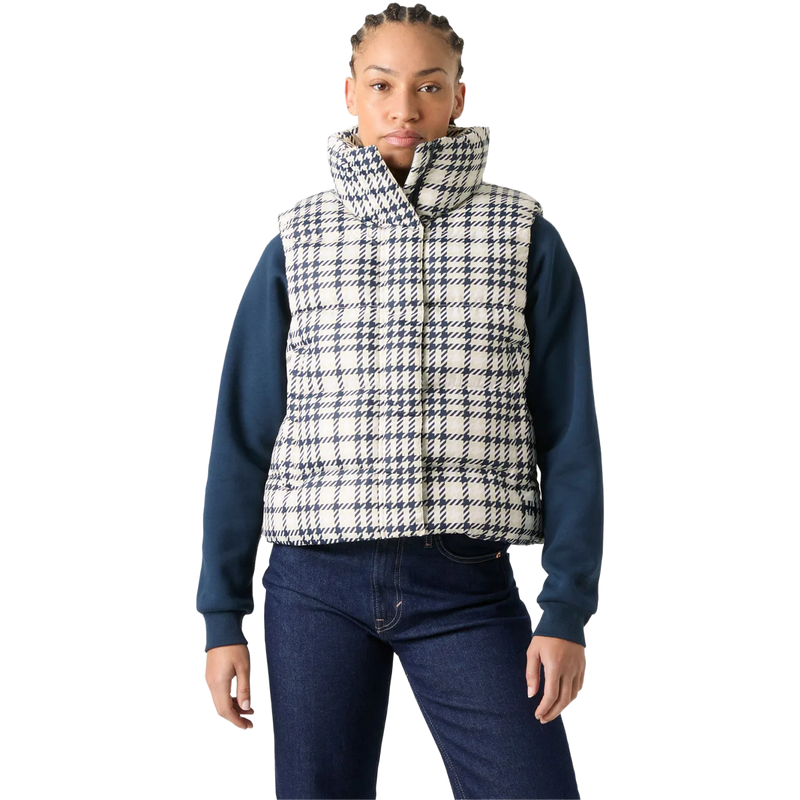 Helly Hansen Women's Jade Vest in Cream Estate on model