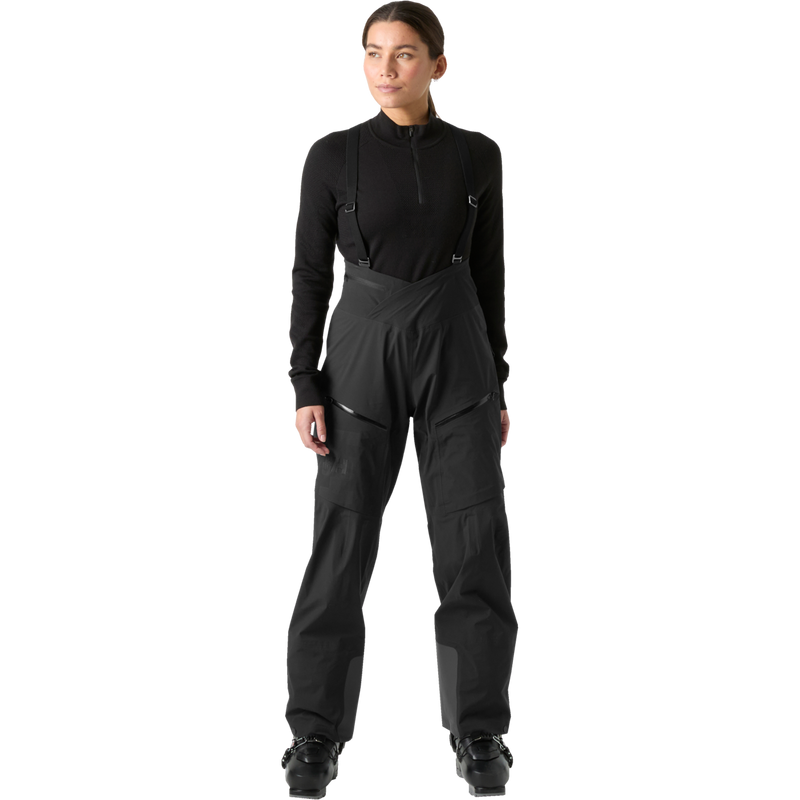 Helly Hansen Women's Odin Backcountry Infinity Bib Pant front on model