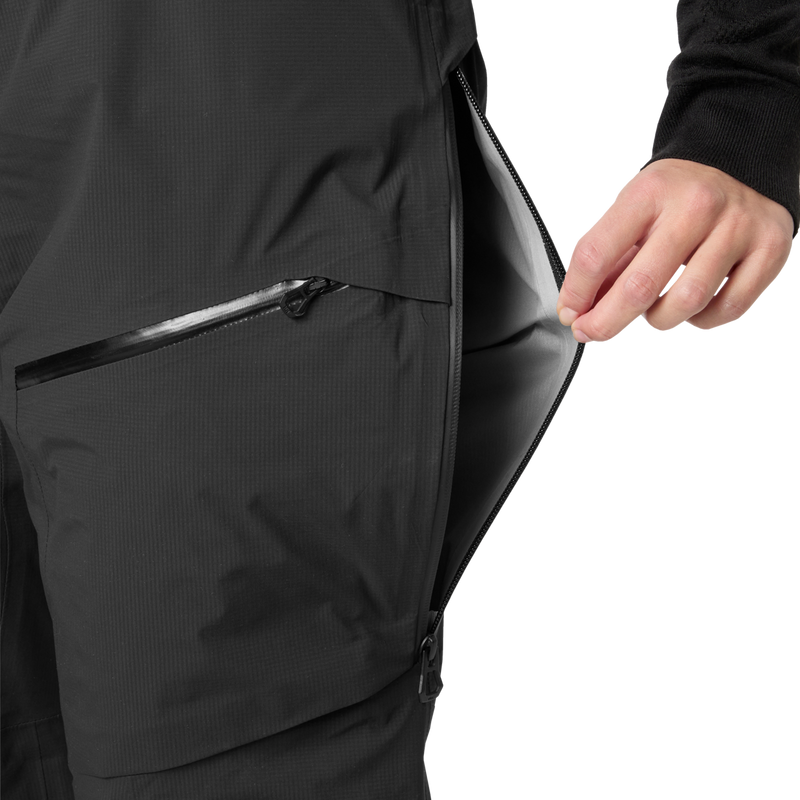 Helly Hansen Women's Odin Backcountry Infinity Bib Pant zippered leg vent