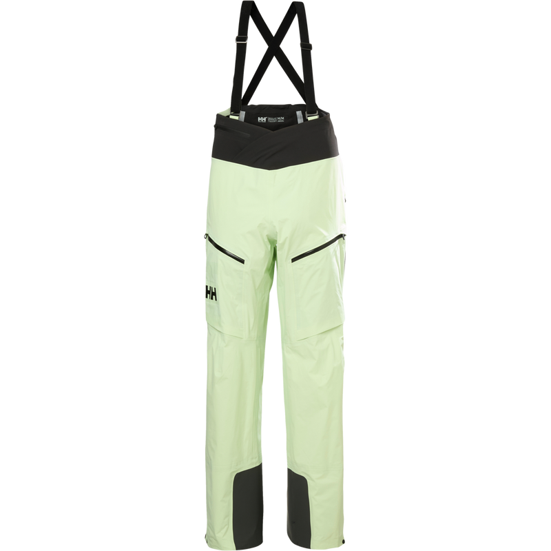 Helly Hansen Women's Odin Backcountry Infinity Bib Pant in 398-Washed Lime