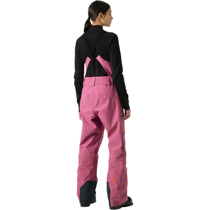 Women's Powderqueen Bib Pants 2.0, Helly Hansen Women's Powderqueen Bib Pants 2.0 back