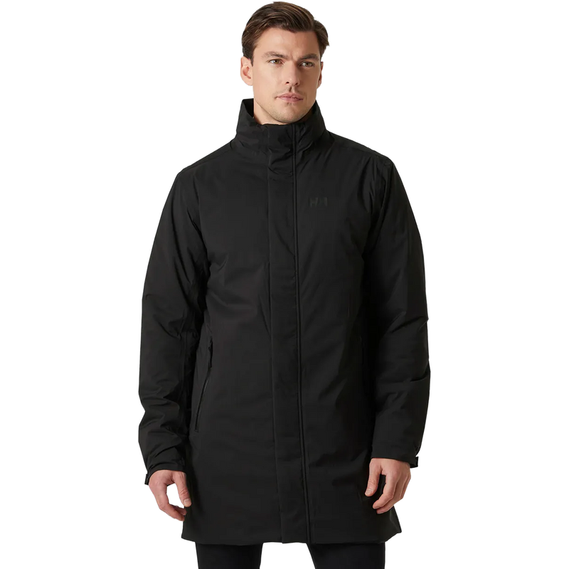 Men's Urban Pro Insulated Raincoat, Helly Hanson Men's Urban Pro Insulated Raincoat front on model