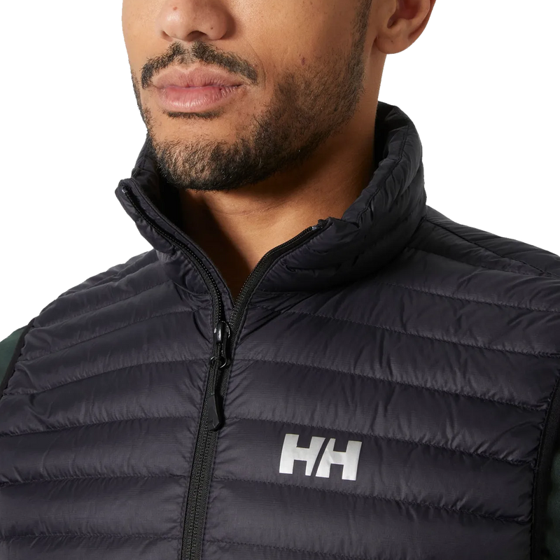 Men's Sirdal Insulator Vest, Helly Hansen Men's Sirdal Insulator Vest collar