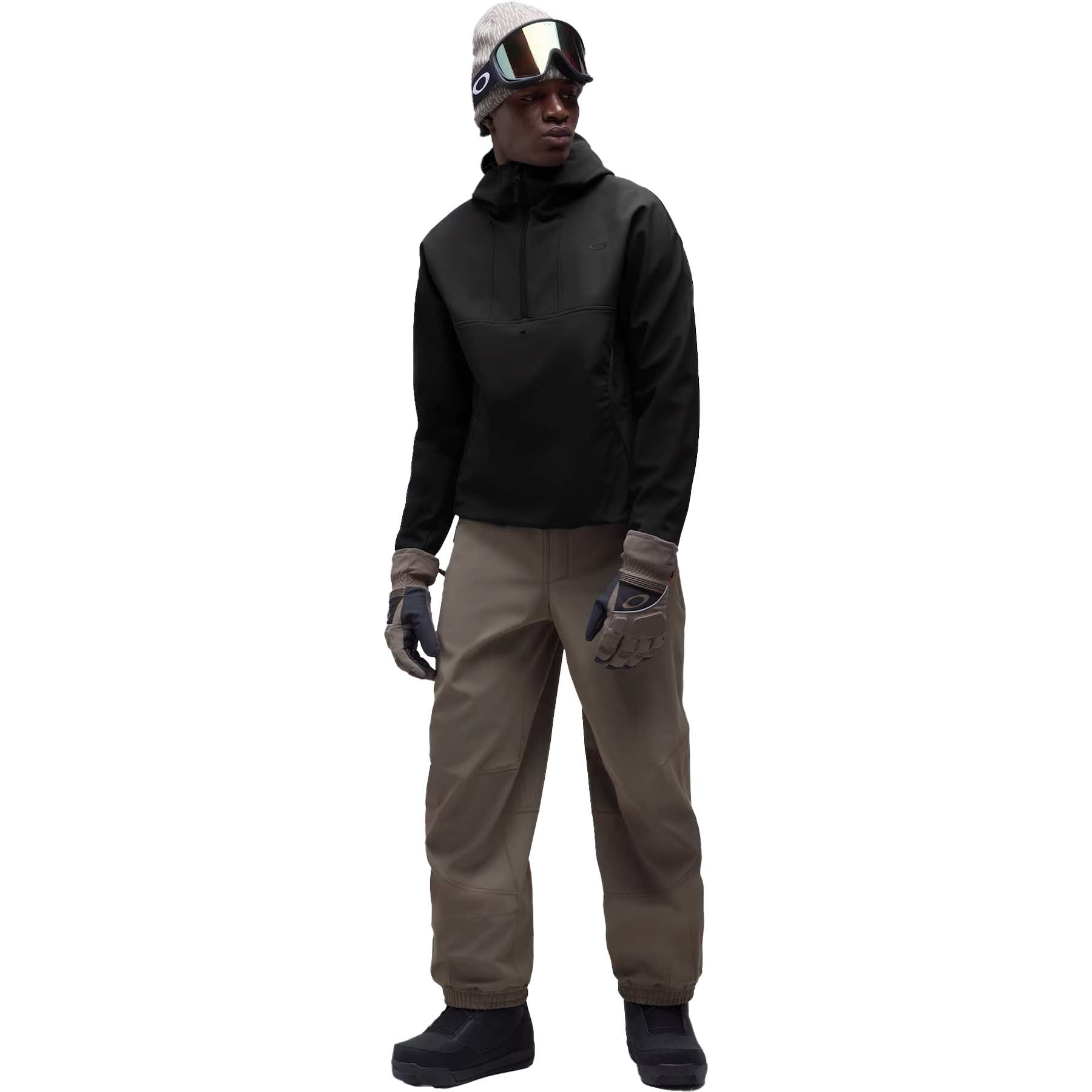 Oakley Men's Wintertide Half Zip Hoodie Front Full View
