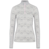 Kari Traa Women's Anna Half Zip in Light Grey Melange