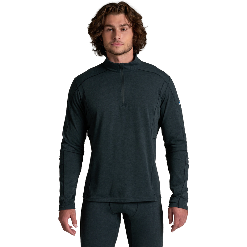 Kuhl Men's Reactiv Lite Grid 1/4 Zip in Mutiny Blue