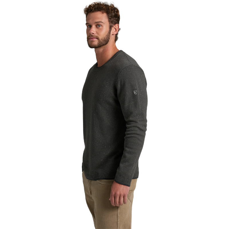 Kuhl Men's Evoker Sweater in Graphite angled