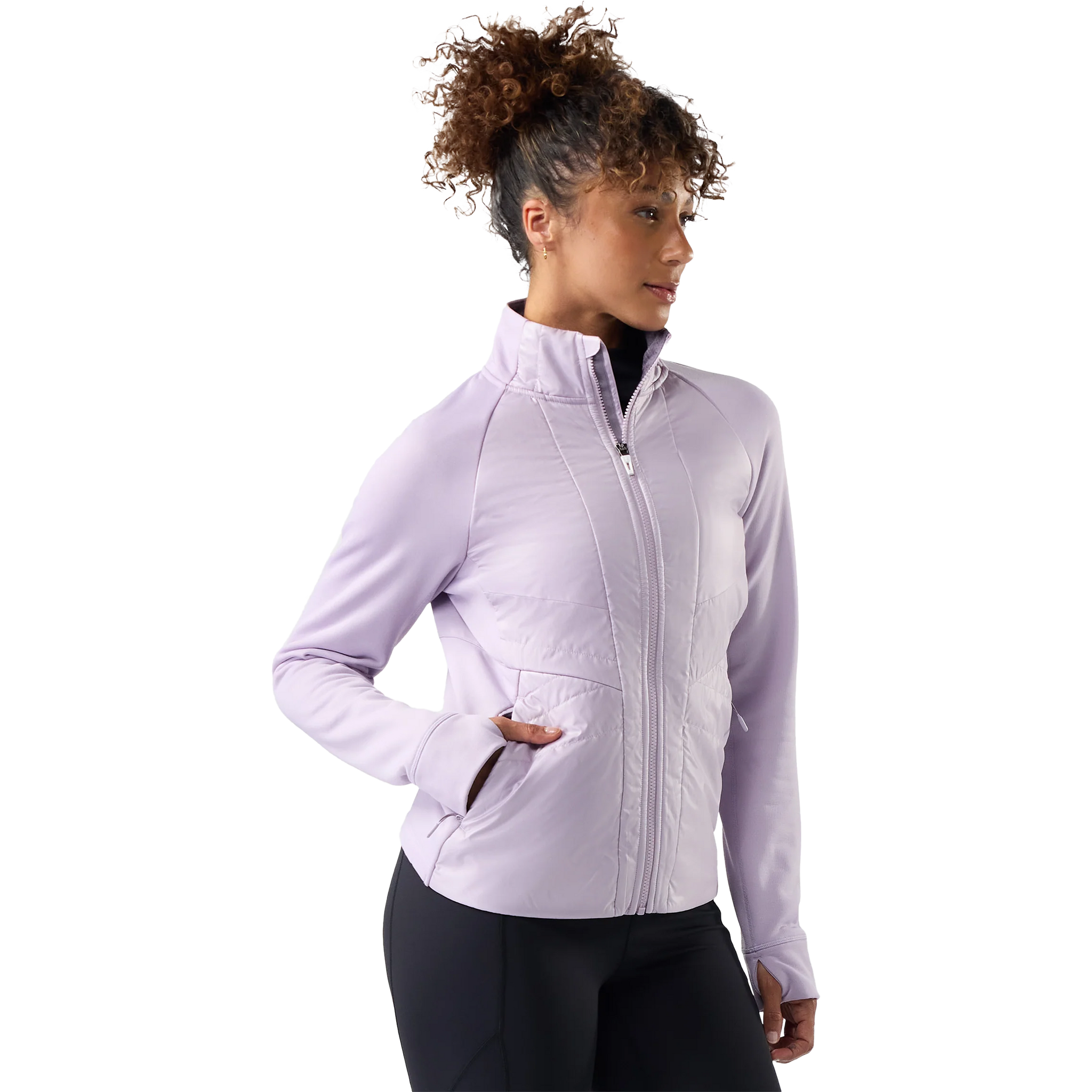 Smartwool Women's Smartloft Hybrid Jacket in Icy Lavender Sky