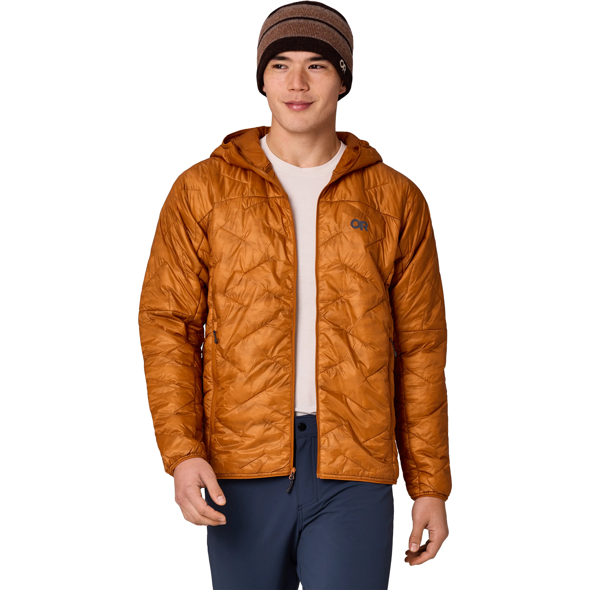Outdoor Research Men's Superstrand LT Hoodie unzipped