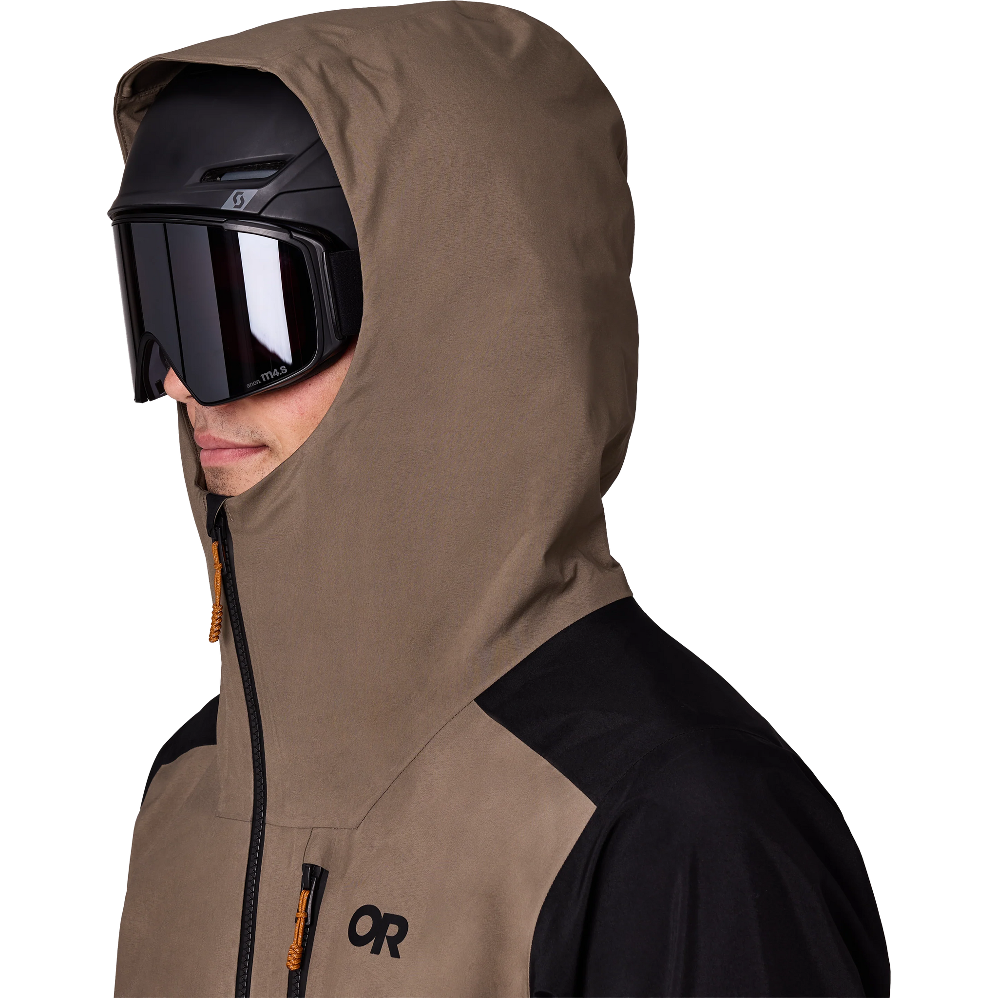 Outdoor Research Men's Hemispheres Team Gore-Tex 3L Jacket 3/4 front hood