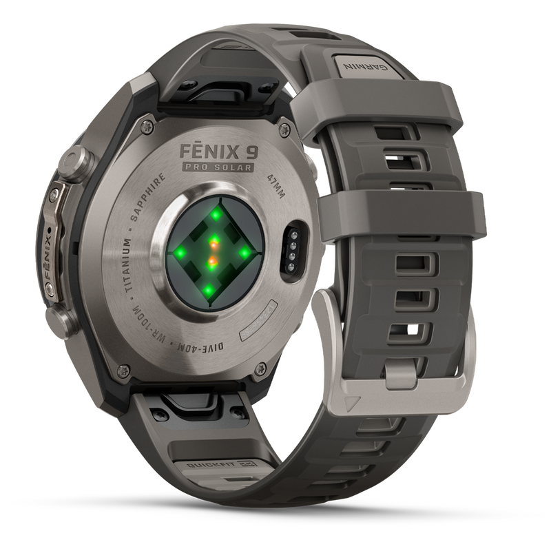Fenix 9 Pro Solar - 47mm, Garmin Fenix 9 Pro Solar 47mm back