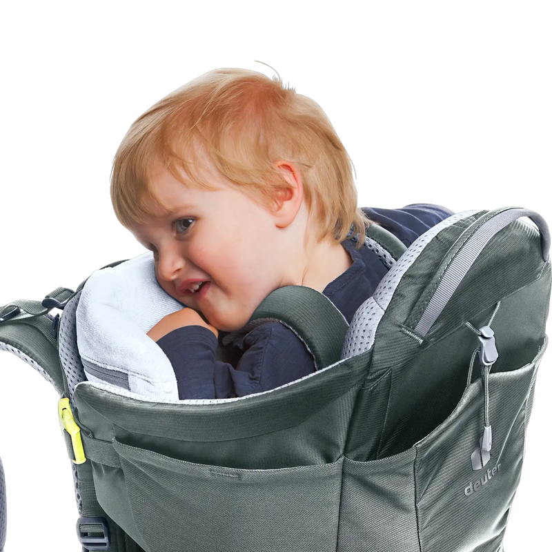 Kid Comfort, Deuter Kid Comfort in Teal with model