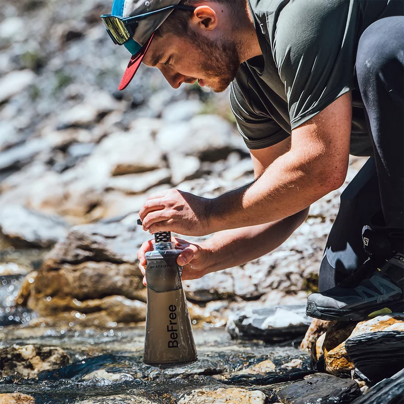 BeFree AC 1.0L Microfilter, Katadyn BeFree AC 1.0L Microfilter in Moss Green with model
