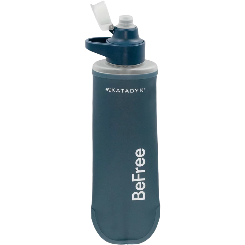 BeFree AC 0.5L Microfilter, Katadyn BeFree AC 0.5L Microfilter in Slate Blue cap open