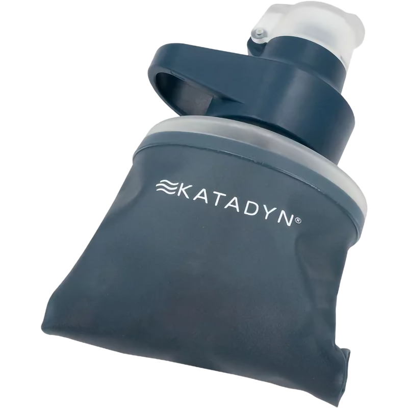 BeFree AC 0.5L Microfilter, Katadyn BeFree AC 0.5L Microfilter in Slate Blue rolled up