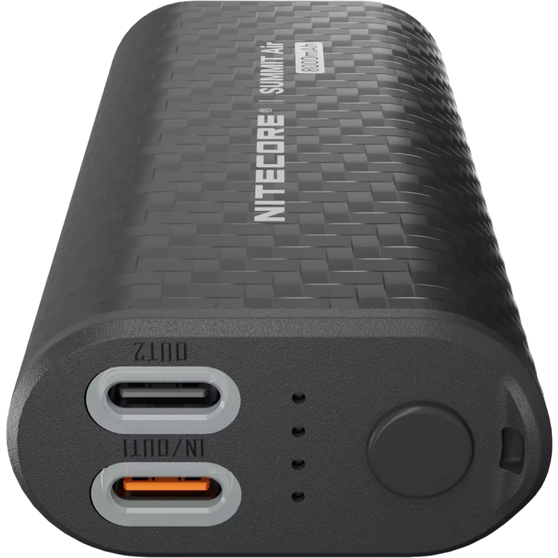 Nitecore Summit Air 8,000 mAh Power Bank ports