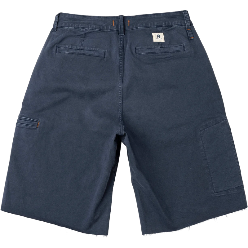 Men's Reggie Deluxe Shorts, Ripton Men's Reggie Deluxe Shorts Cutt-off in Navy back