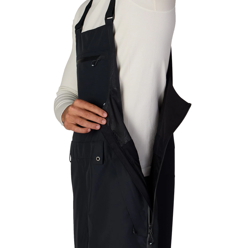 Men's Lockup Shell Bib, 686 Men's Lockup Shell Bib side zipper