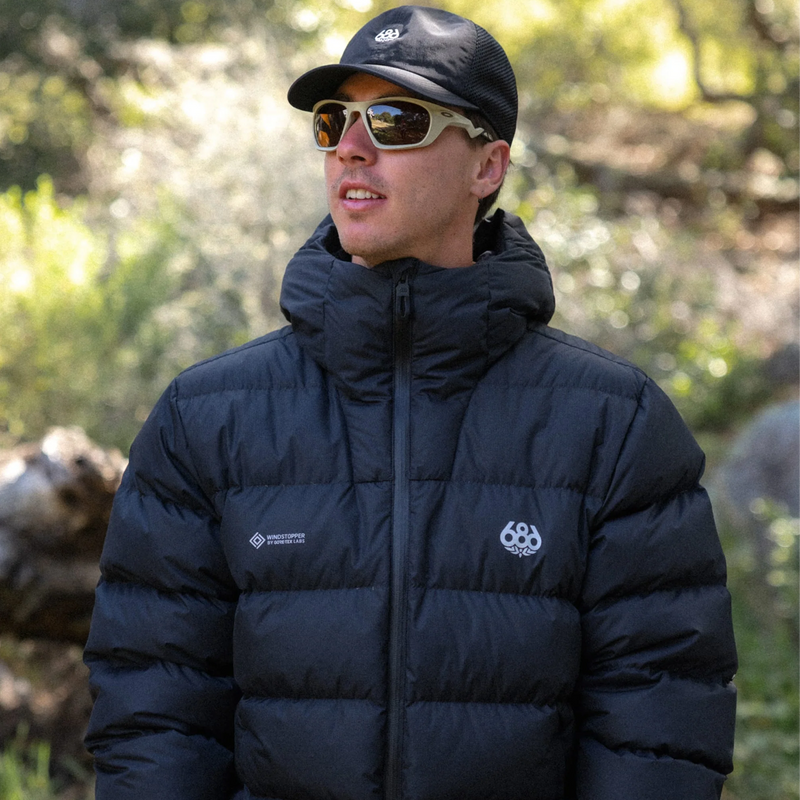 Men's Windstopper Pyro Down Puffer Jacket, 686 Men's Windstopper Pyro Down Puffer Jacket in Black lifestyle