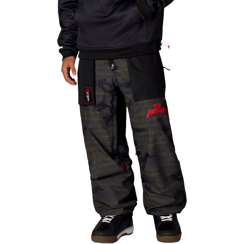 Men's Metallica One Pant, 686 Men's Metallica One Pant in Metallica Camo on model