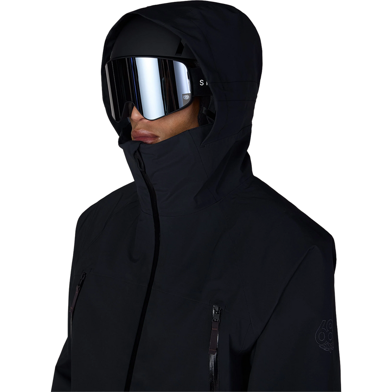 Smarty 3in1 Rodeo 3L Jacket, 686 Smarty 3in1 Rodeo 3L Jacket in Black with hood detail