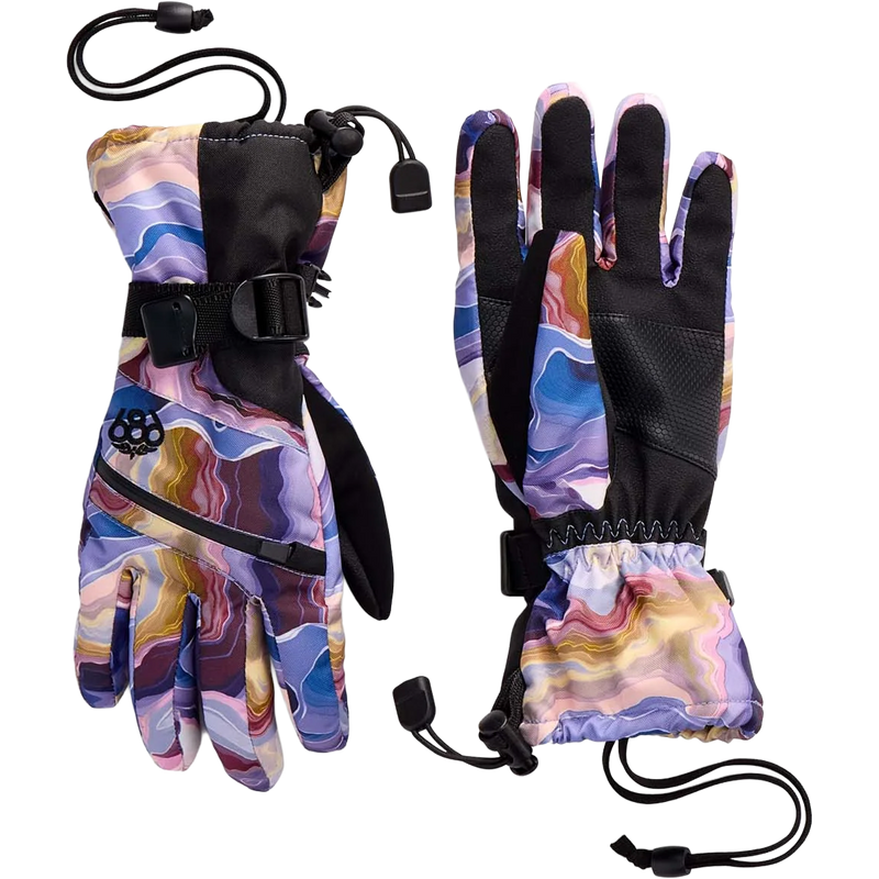 686 Youth Heat Glove in Apenglow Blue Sedimentary