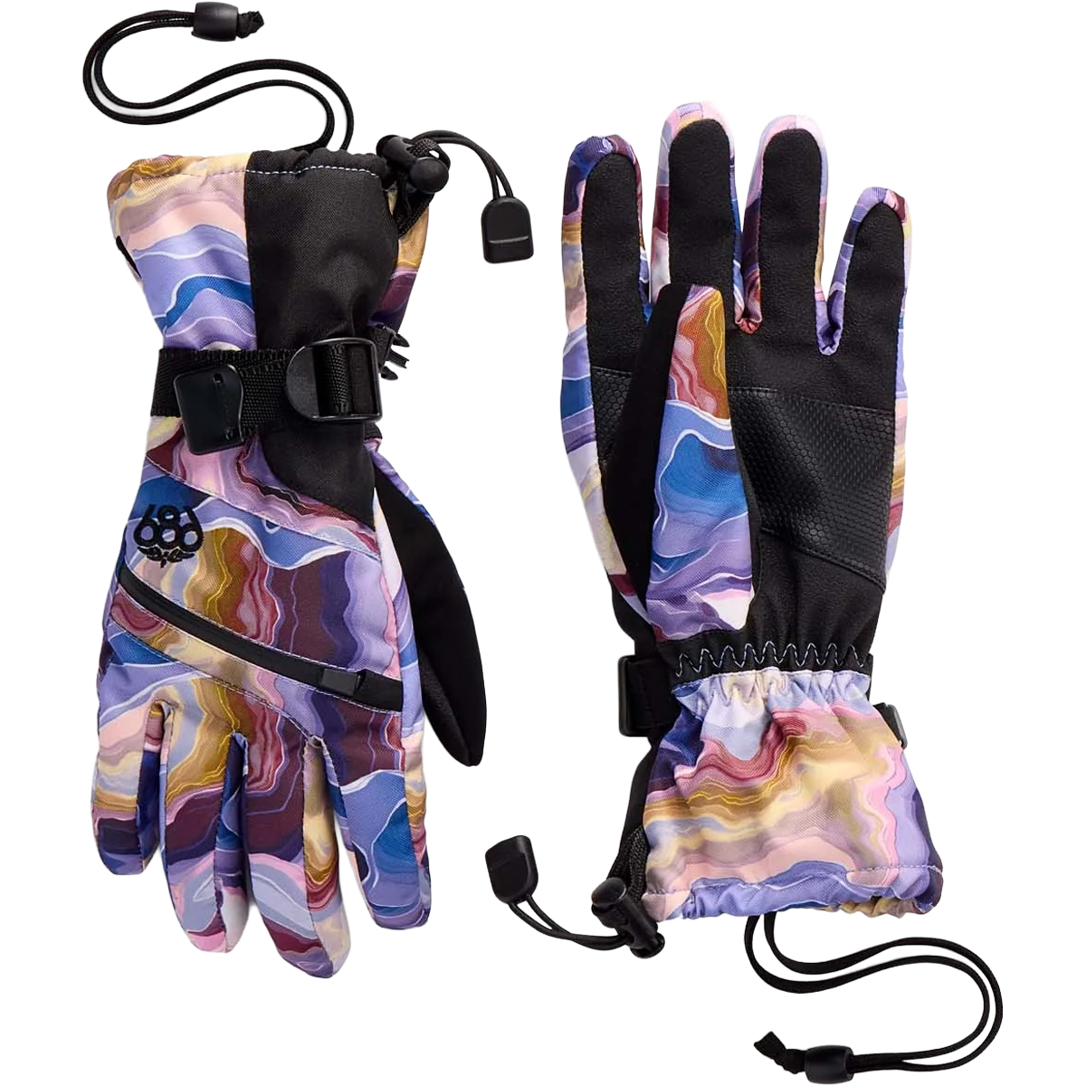686 Youth Heat Glove in Apenglow Blue Sedimentary