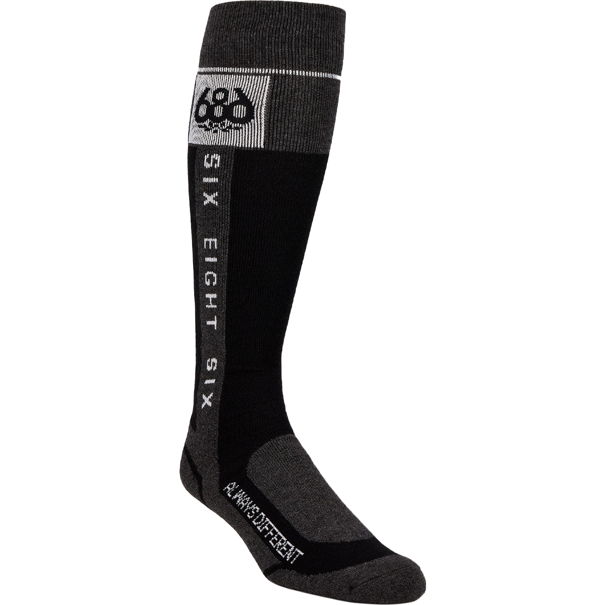 686 Men's Merino Flow Sock 2pack in Assorted Grey