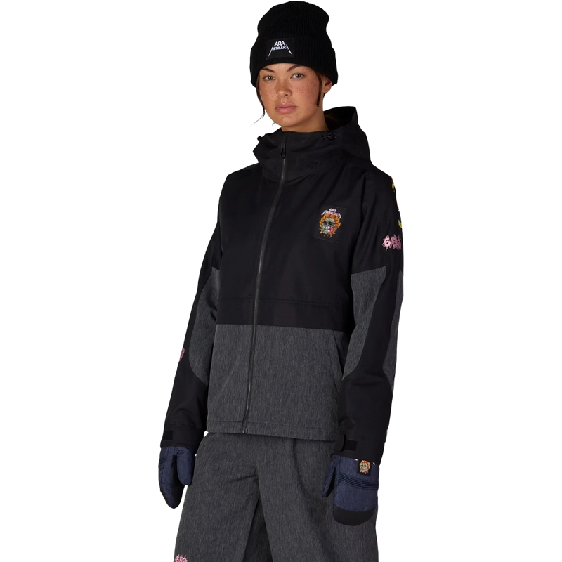 Women's Metallica Burning Skull Insulated Jacket, Featured Image