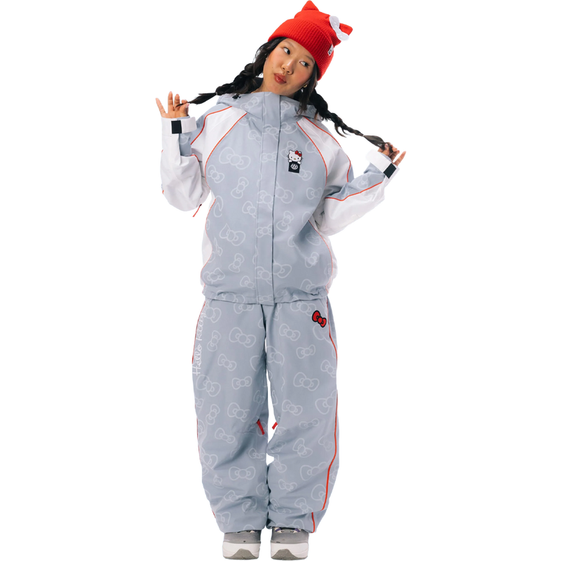 Women's Hello Kitty Lil Bow Jacket, 686 Women's Hello Kitty Lil Bow Jacket in Hello Kitty Denim full view