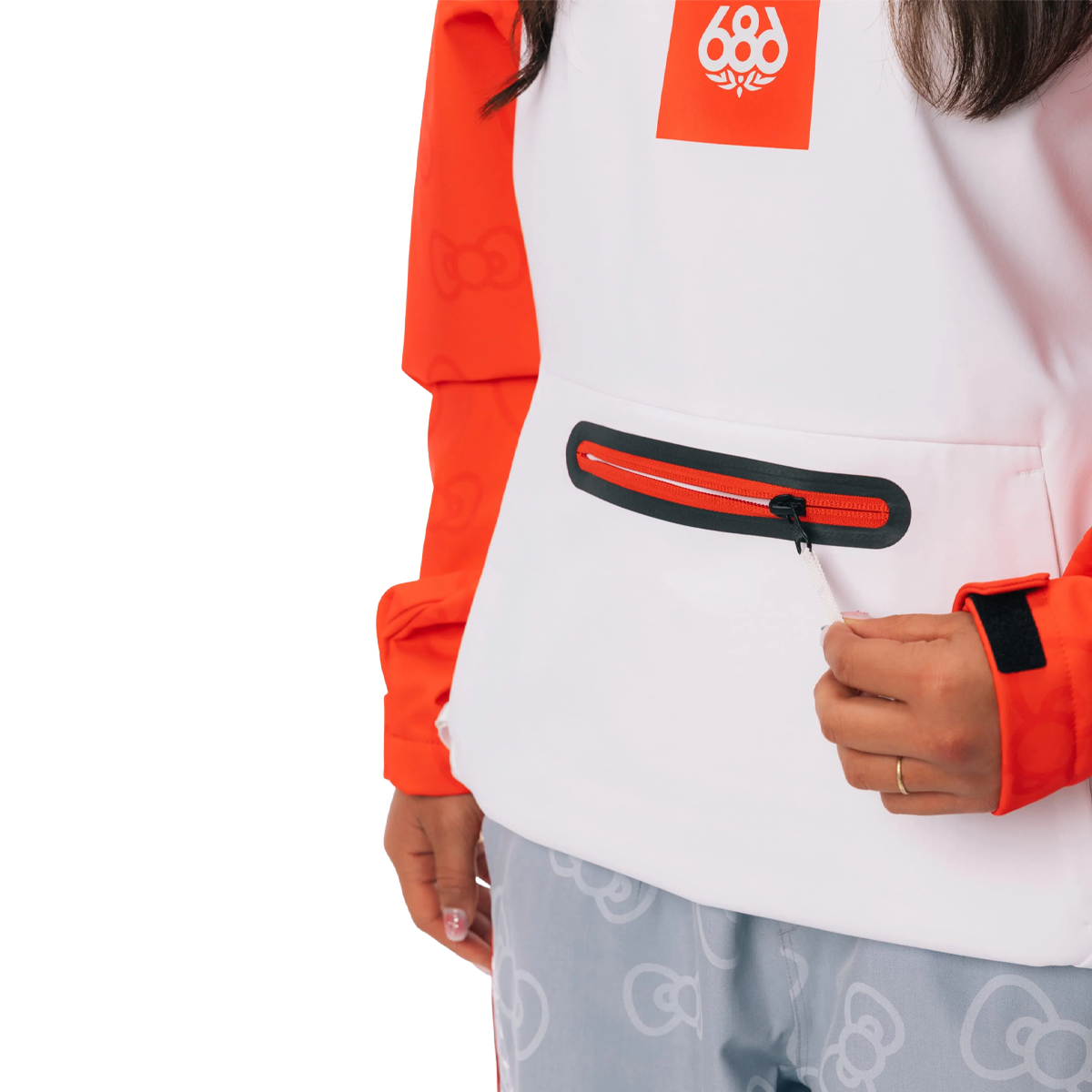 Women's Hello Kitty Waterproof Hoody alternate view