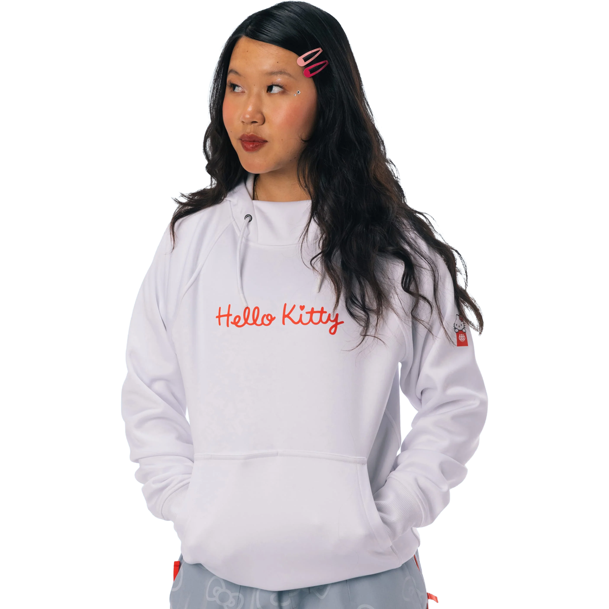Women's Hello Kitty Bonded Fleece Pullover Hoody alternate view