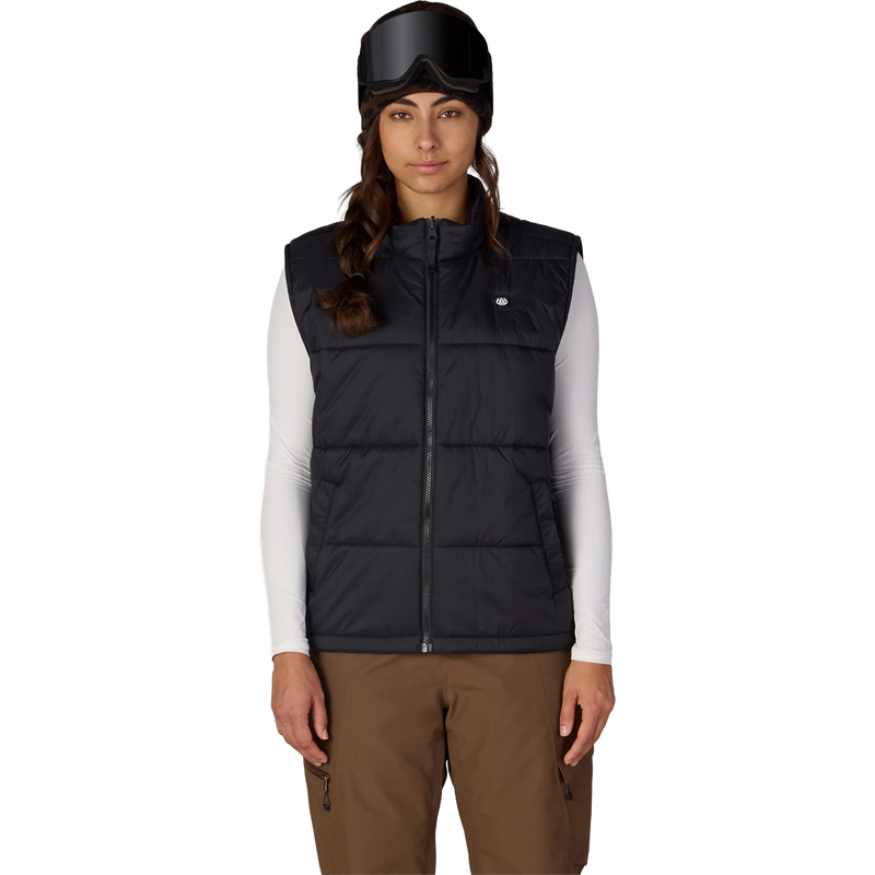 Women's Smarty 3in1 Framework 3L Jacket, 686 Women's Smarty 3in1 Framework 3L Jacket in Black vest on model