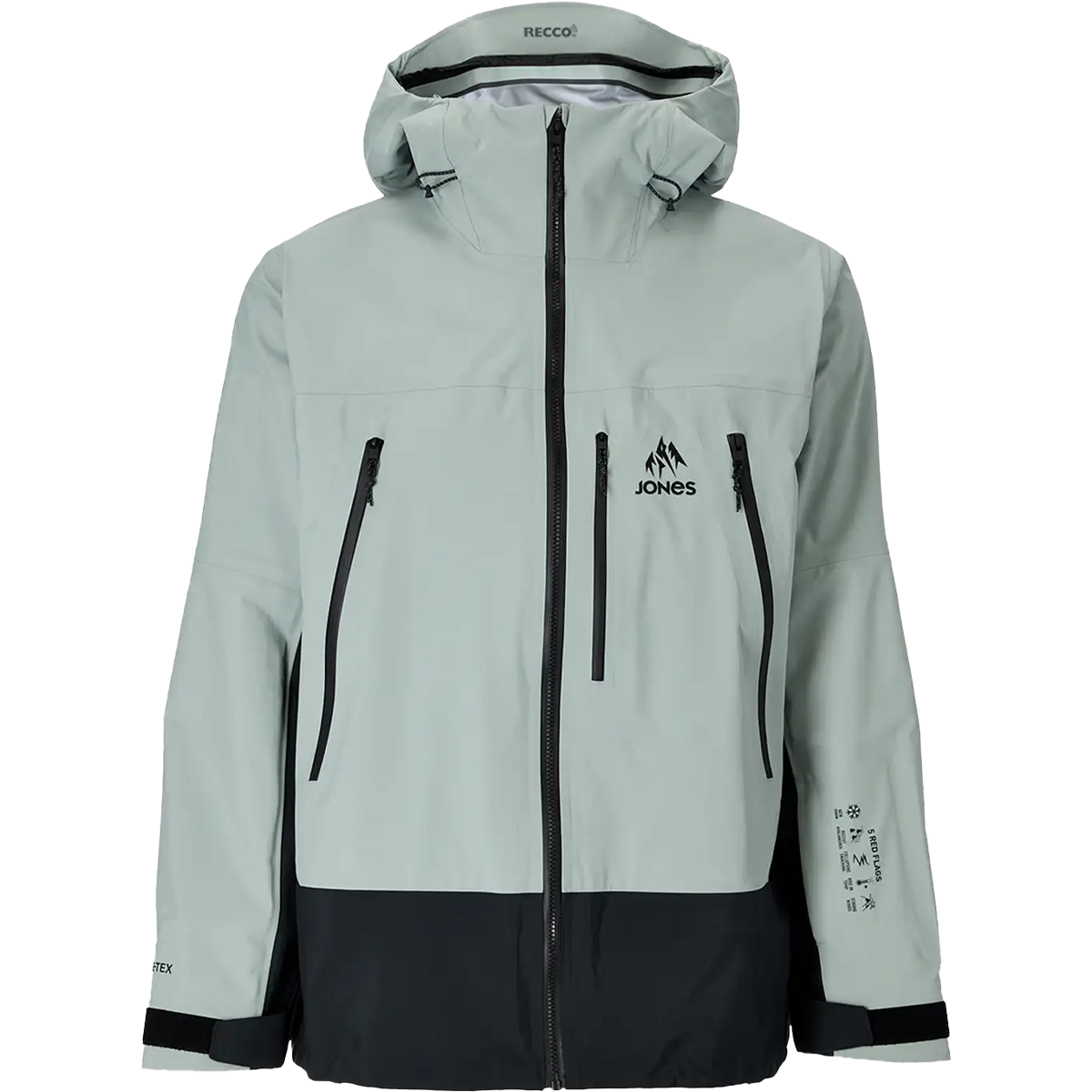 Jones Snowboards Men's Higher Gore-Tex 3L Jacket in Glacier Grey