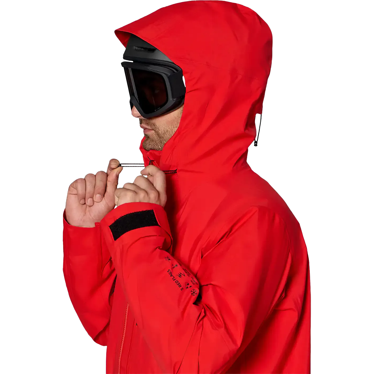 Jones Snowboards Men's Higher Gore-Tex 3L Jacket Side Hood
