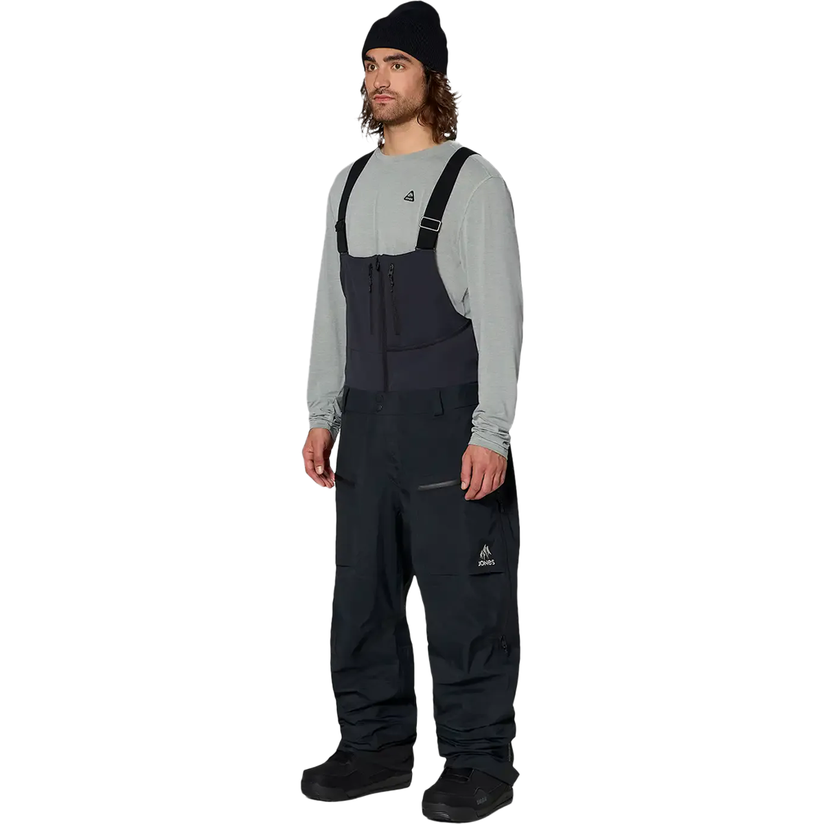 Jones Snowboards Men's Higher Gore-Tex 3L Bibs 3/4 Front