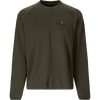 Jones Snowboards Men's Flagship Grid Crew in Midnight Green