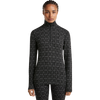 Helly Hansen Women's Merino 260 Oasis Vertex Half Zip in Black Snow