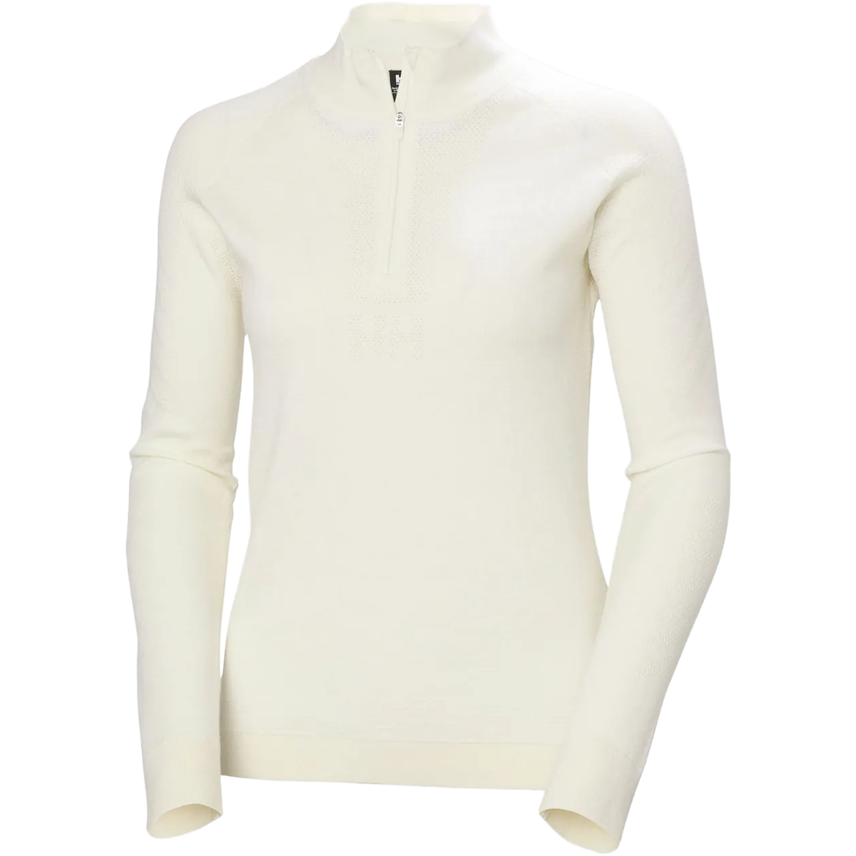 Helly Hansen Women's Lifa Merino Knitevo 1/2 Zip in Snow