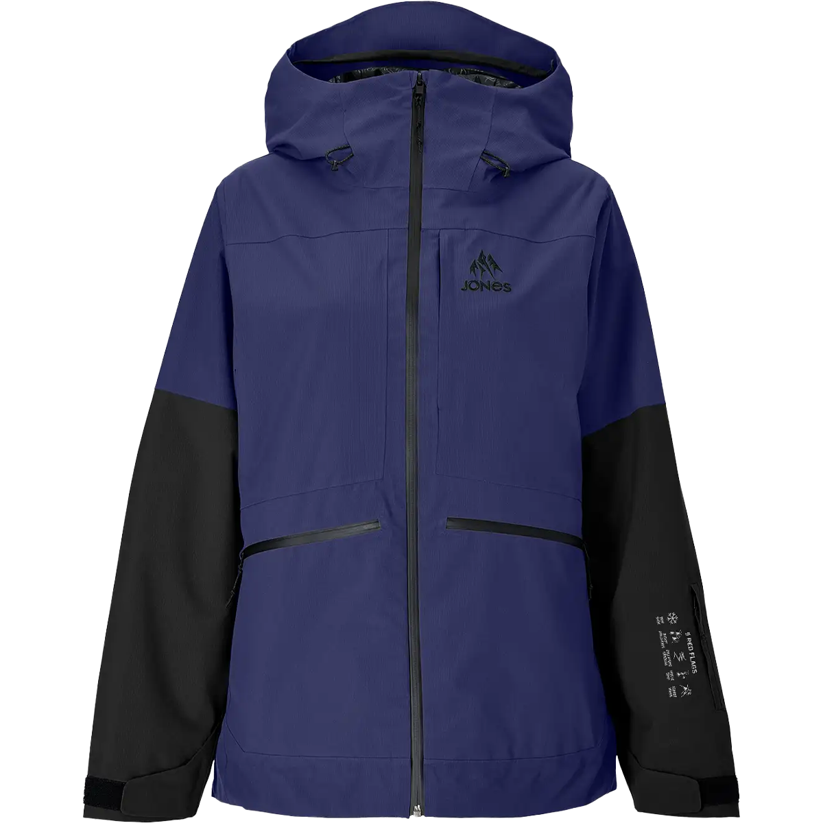 Jones Snowboards Women's MTN Surf Insulated Jacket in Eclipse Blue