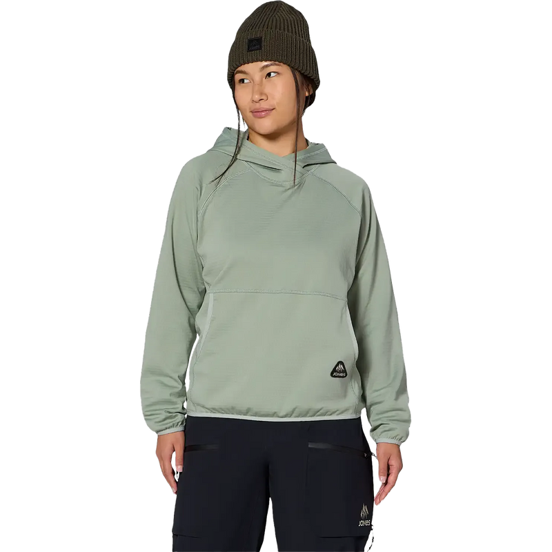 Jones Snowboards Women's Flagship Grid Fleece Front