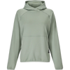 Jones Snowboards Women's Flagship Grid Fleece in Stealth Black in Glacier Grey