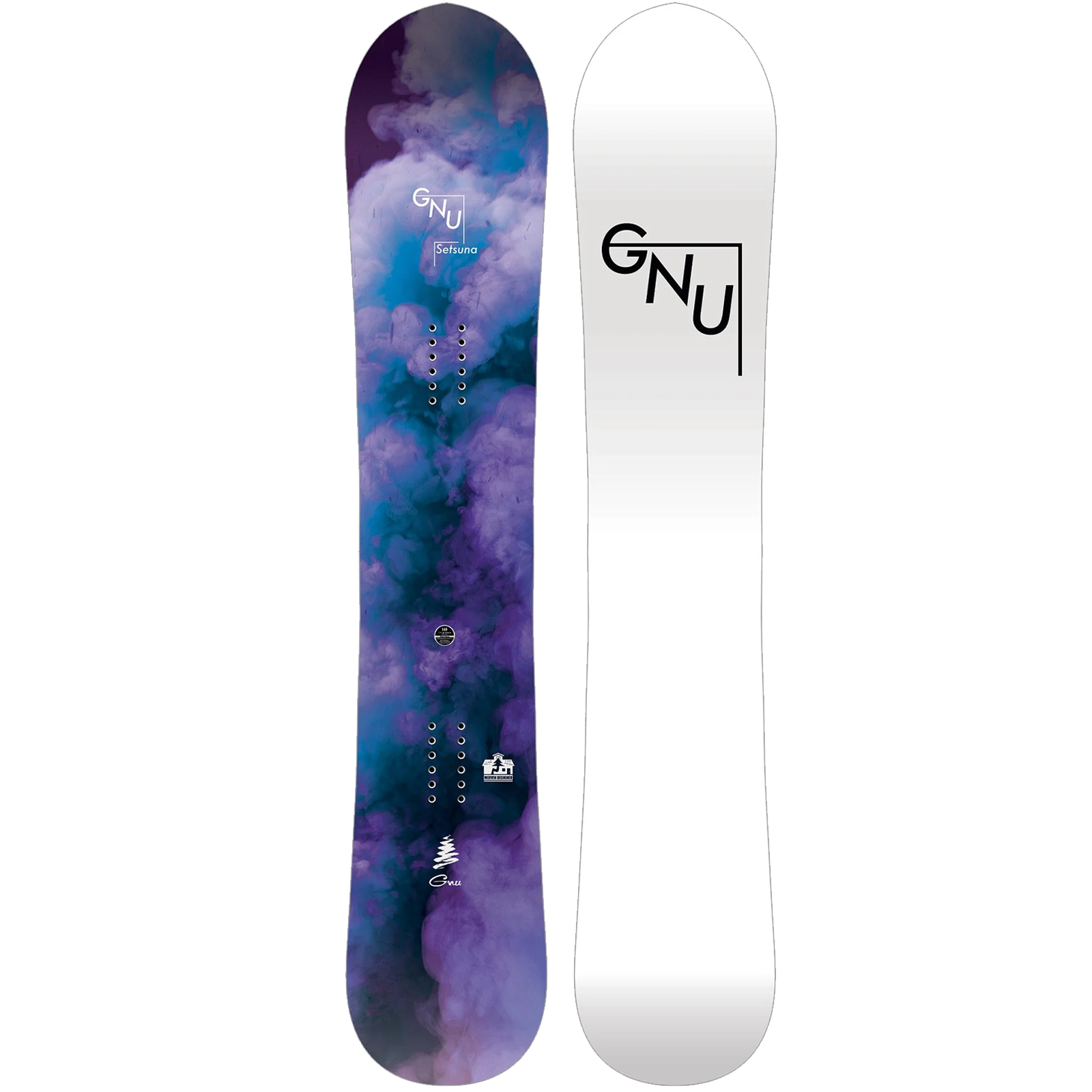 GNU Women's Setsuna deck with white base