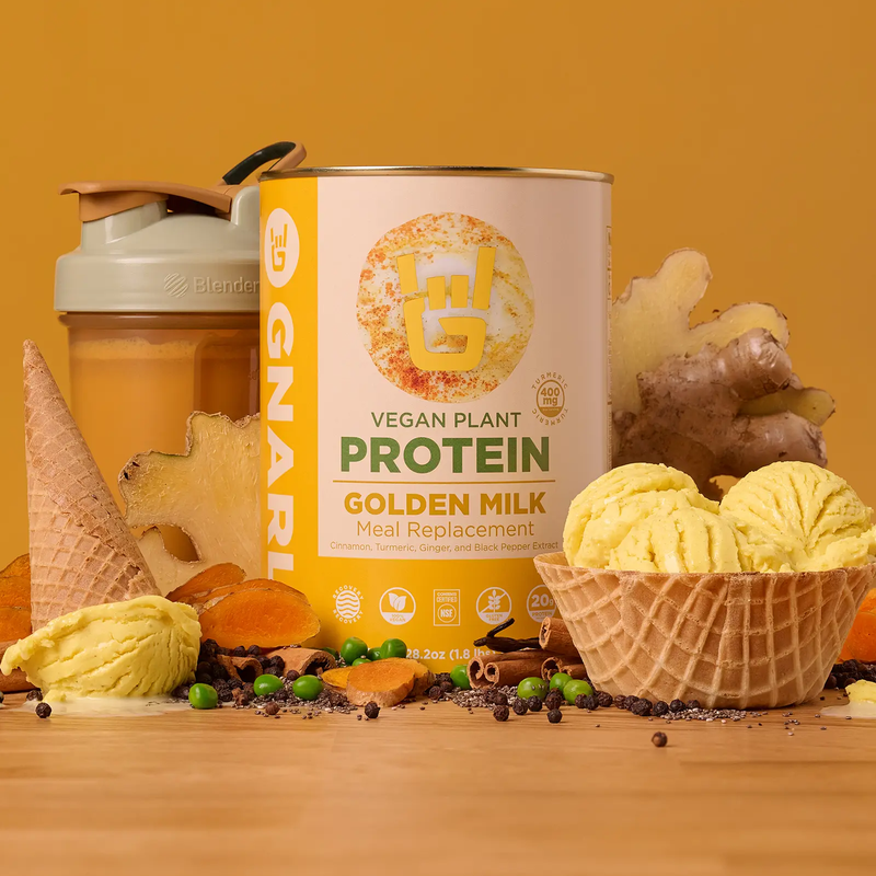 Golden Milk Vegan Protein (16 Servings), Gnarly Sports Nutrition Golden Milk Vegan Protein (16 Servings) with related items